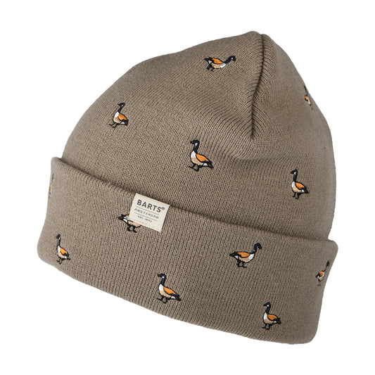 Gorro Beanie Vinson con vuelta Ganso de Barts - Gris Topo