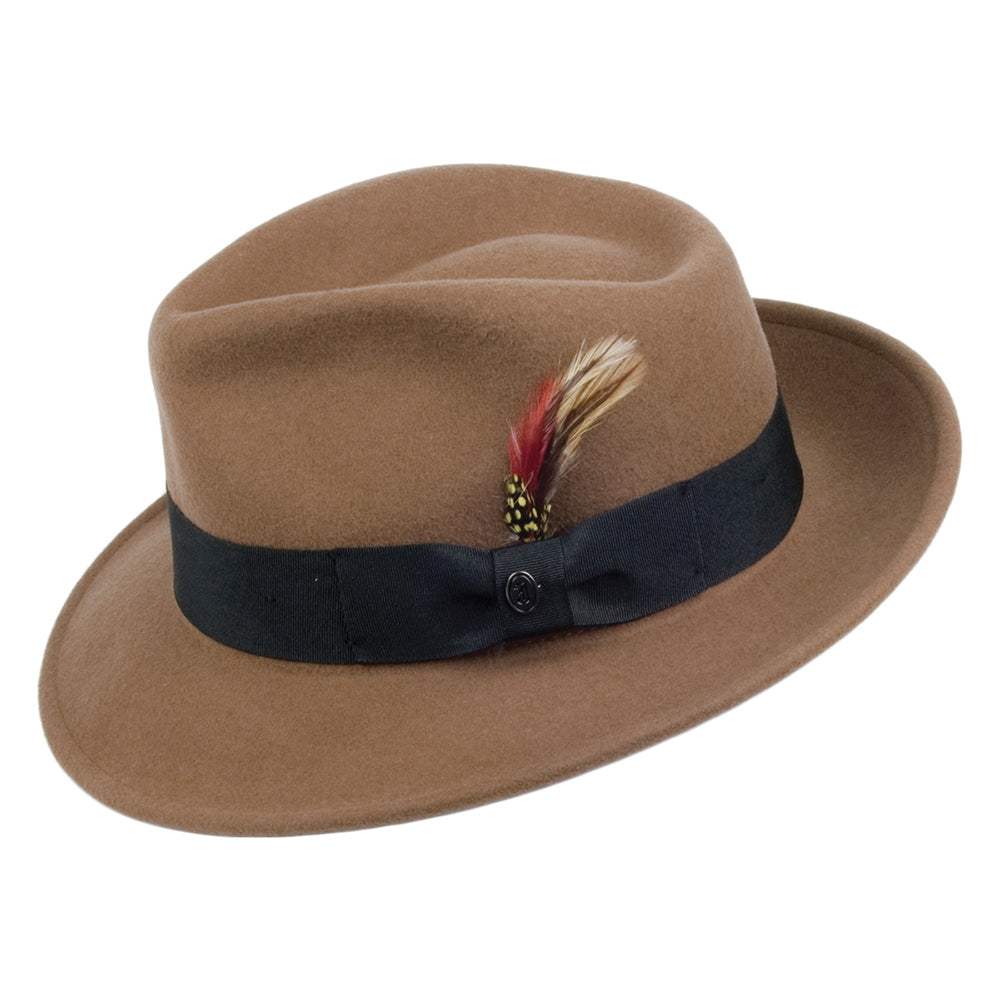 Sombrero Fedora flexible Copa-C de Jaxon & James Nuez al por mayor