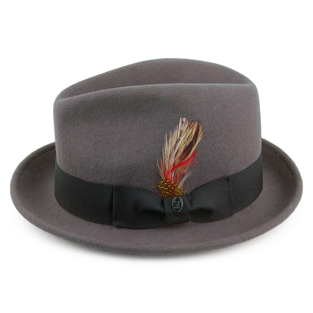 Sombrero flexible Blues Trilby de Jaxon & James Gris al por mayor