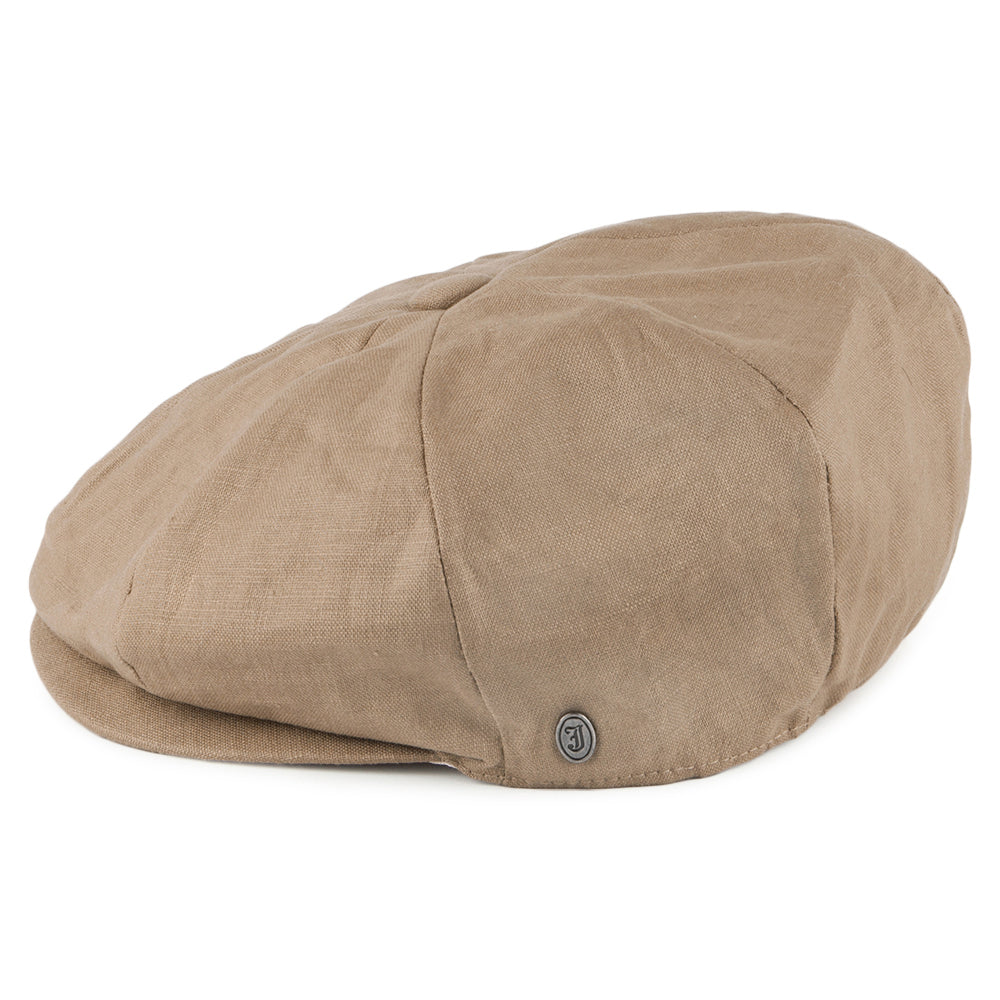 Gorra Newsboy de lino de Jaxon & James Camel al por mayor