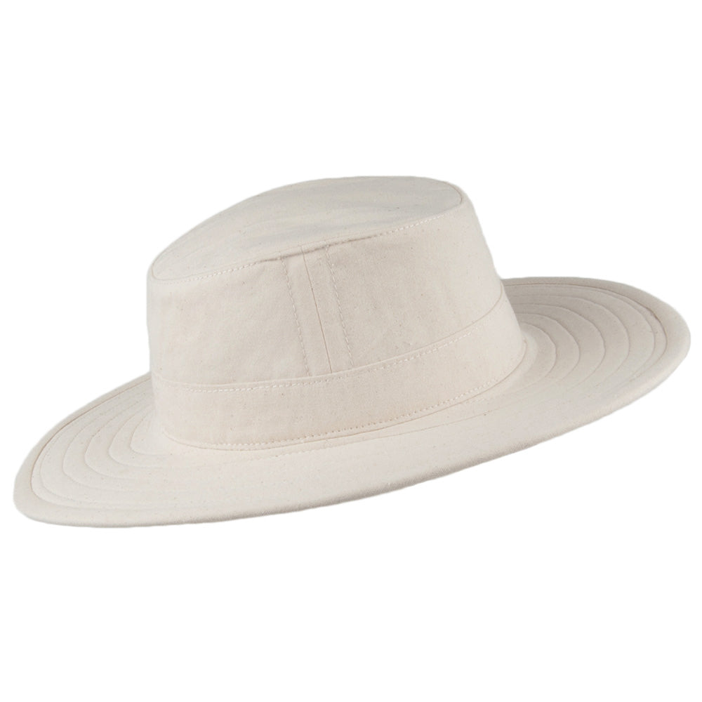 Sombrero plegable de Canvas de Jaxon & James Blanco Marfil al por mayor